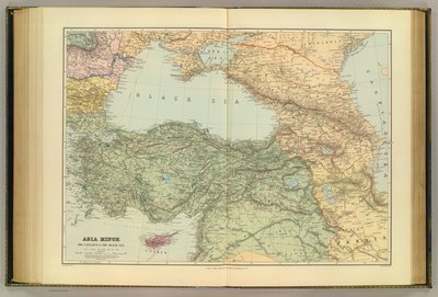 Asia Minor, the Caucasus & the Black Sea. London Atlas Series. Stanford